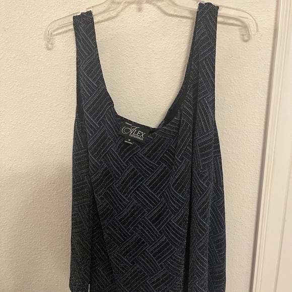 Alex Evenings 2-Piece Sparkle Twinset Jacket & Tank Top | Plus Size 3X - Picture 13 of 15